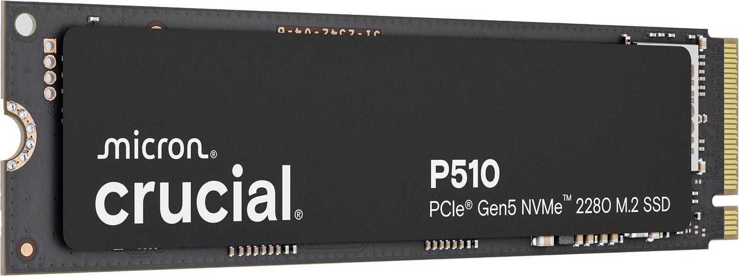 Crucial P5 SSD flat front