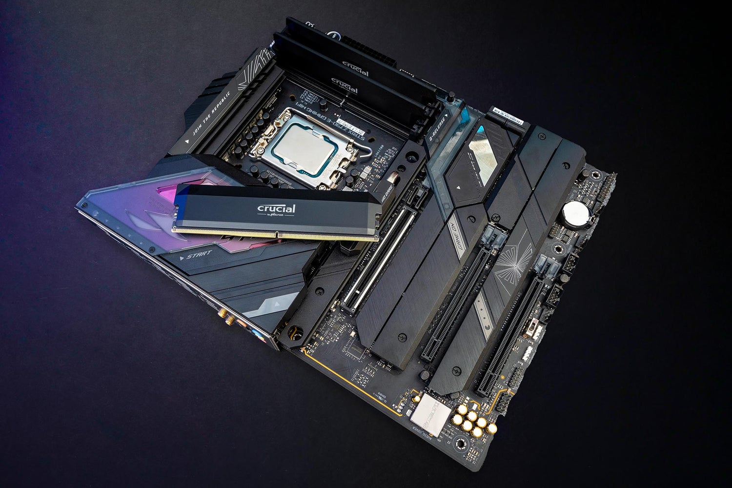 Crucial RAM on modern motherboard setup