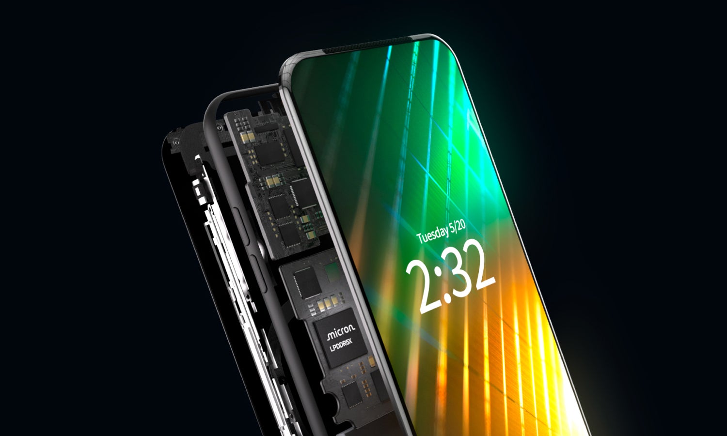 LPDDR5X 和展开的折叠手机