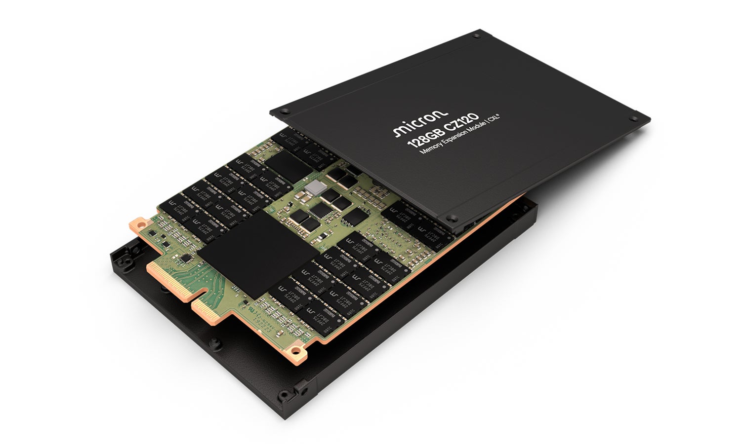 美光 CZ120 128GB 芯片开盖展示图