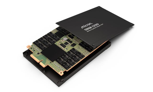 美光 CZ120 128GB 芯片开盖展示图