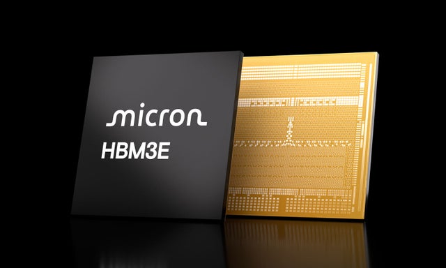 美光 HBM3E 产品图片