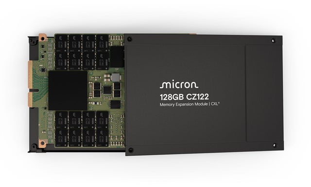 美光 128GB CZ122 芯片开盖展示图