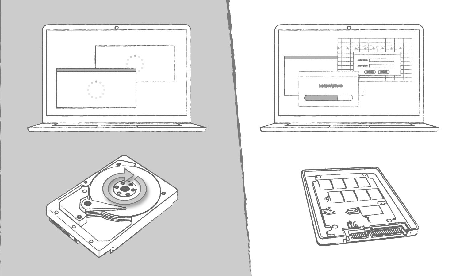 Benefits of solid state drives no small moving parts