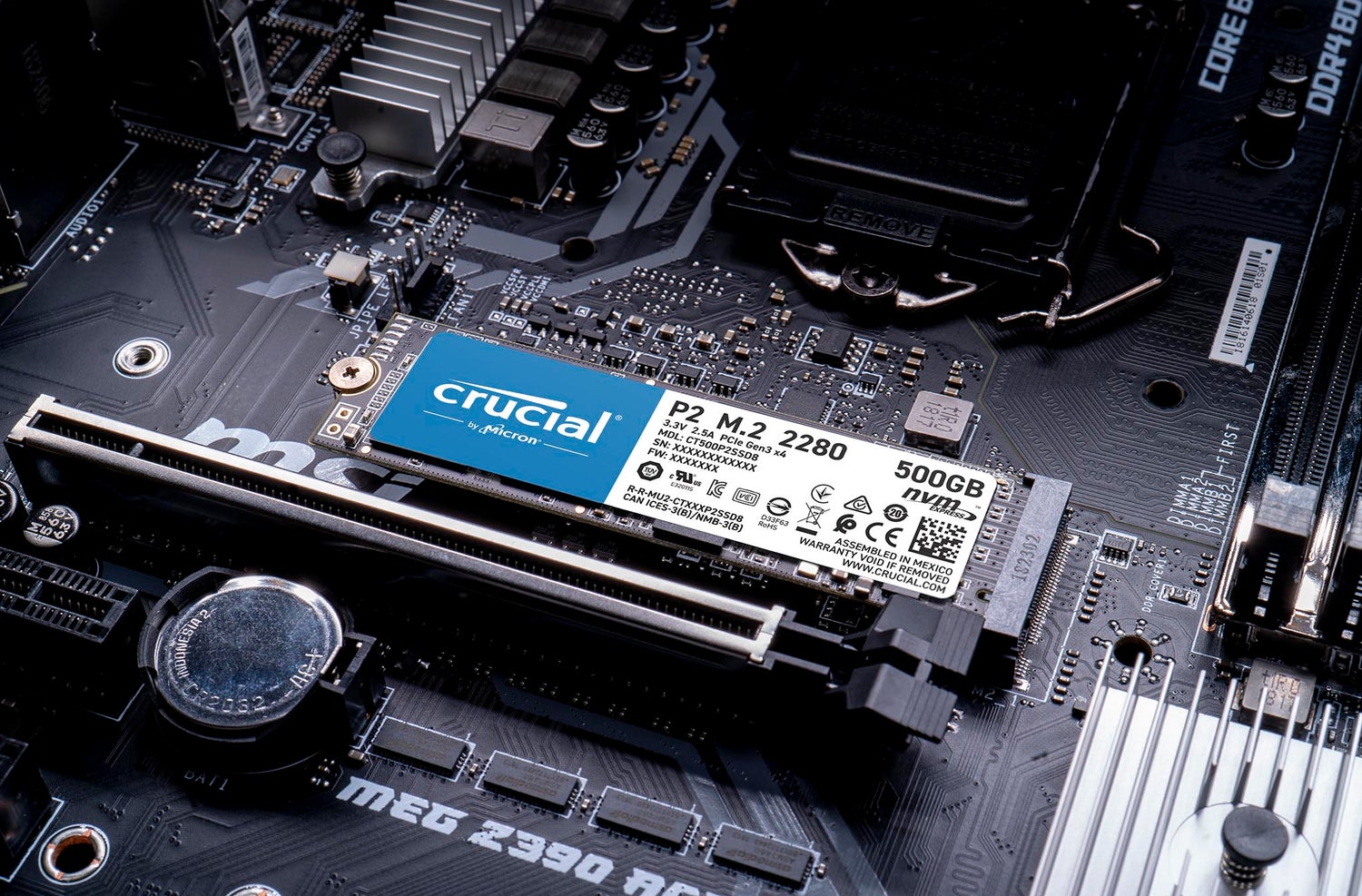 Crucial x8 with adapter